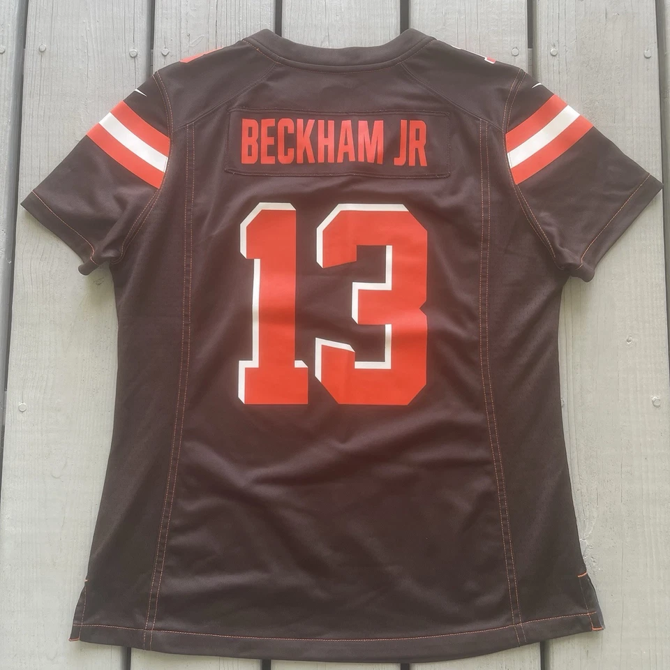 Camiseta deportiva para mujer Nike On Field de los Cleveland Browns Odell Beckham Jr #13 de la NFL talla L Foto 3 de 4