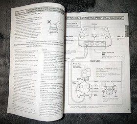 Authentic Sega Dreamcast Console Instruction Manual ONLY (1999)