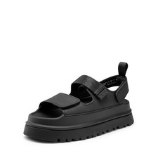 DREAM PAIRS Women's Platform Summer Flat Sandals 11 Black