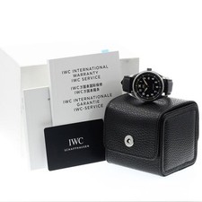 IWC SCHAFFHAUSEN PILOT'S WATCH SPITFIRE IW326803 39mm SS Black Dial Date #C429