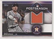 2020 Topps Postseason Performance Relics 4/99 Alex Bregman #PPR-AB o7m