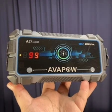 Brand New!  AVAPOW A27 Portable Car Jump Starter 2500A Peak Power Pack