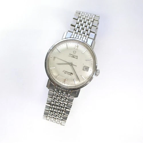 1960s Gents SS 34mm Silver Dial Omega Seamaster Automatic Waterproof Swiss Watch