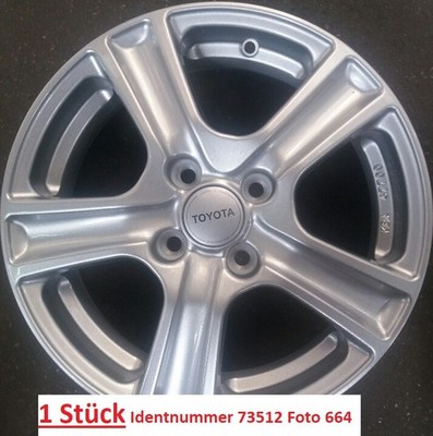 Brock RC19 5,0x15''Zoll ET45 Alufelge für Toyota 1 Stück (664)