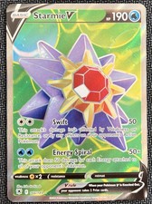 Starmie V #166/189 (Full Art) - SWSH10: Astral Radiance Pokemon TCG
