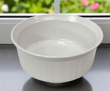 Corning Ware F-5-B Baking French White Casserole 1 1/2 Qt Cook Ceramic Bowl Vtg