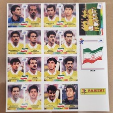 Complete Set Iran Panini Album WC WM France 9...