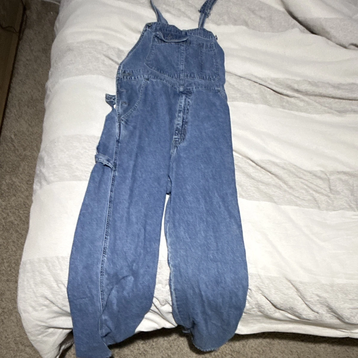Denim Overall Jumpsuits & Rompers for Women for sale | eBay