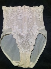 Vtg Oscar De La Renta Lingerie Beige Size Medium Underwear and Corset One-Piece