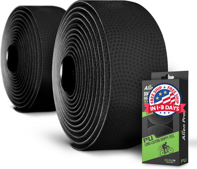 Cinta para manillar de bicicleta de PU (juego de 2) Negro Rojo Blanco Rosa Azul
