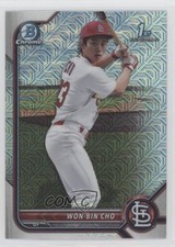 2022 Bowman Chrome Prospects Mega Box Mojo Refractor Won-Bin Cho #BCP-154 02gz