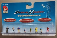 Life-Like Products Scene Master “Townspeople” HO Scale Figures # 1610