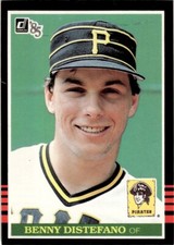 1985 Donruss Benny Distefano RC Pittsburgh Pirates #166