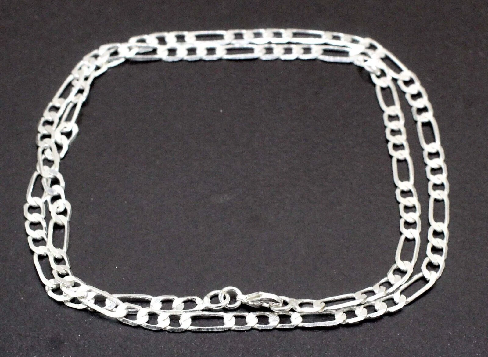 925 Sterling Silver Handmade Jewelry Beautiful Adorable Chain Necklace -20-22"