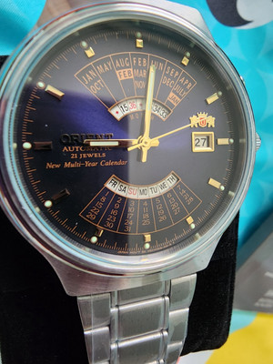 Orient Multi Year Perpetual Automatic Watch Stainless steel Sapphire Calendar 
