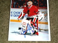 Darren Pang Autographed Chicago Blackhawks 8x10 Photo   COA        