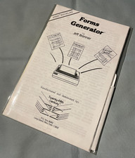 FORMS GENERATOR - Atari 800 XL/XE Computer Software Disk BRAND NEW/SEALED - NOS 