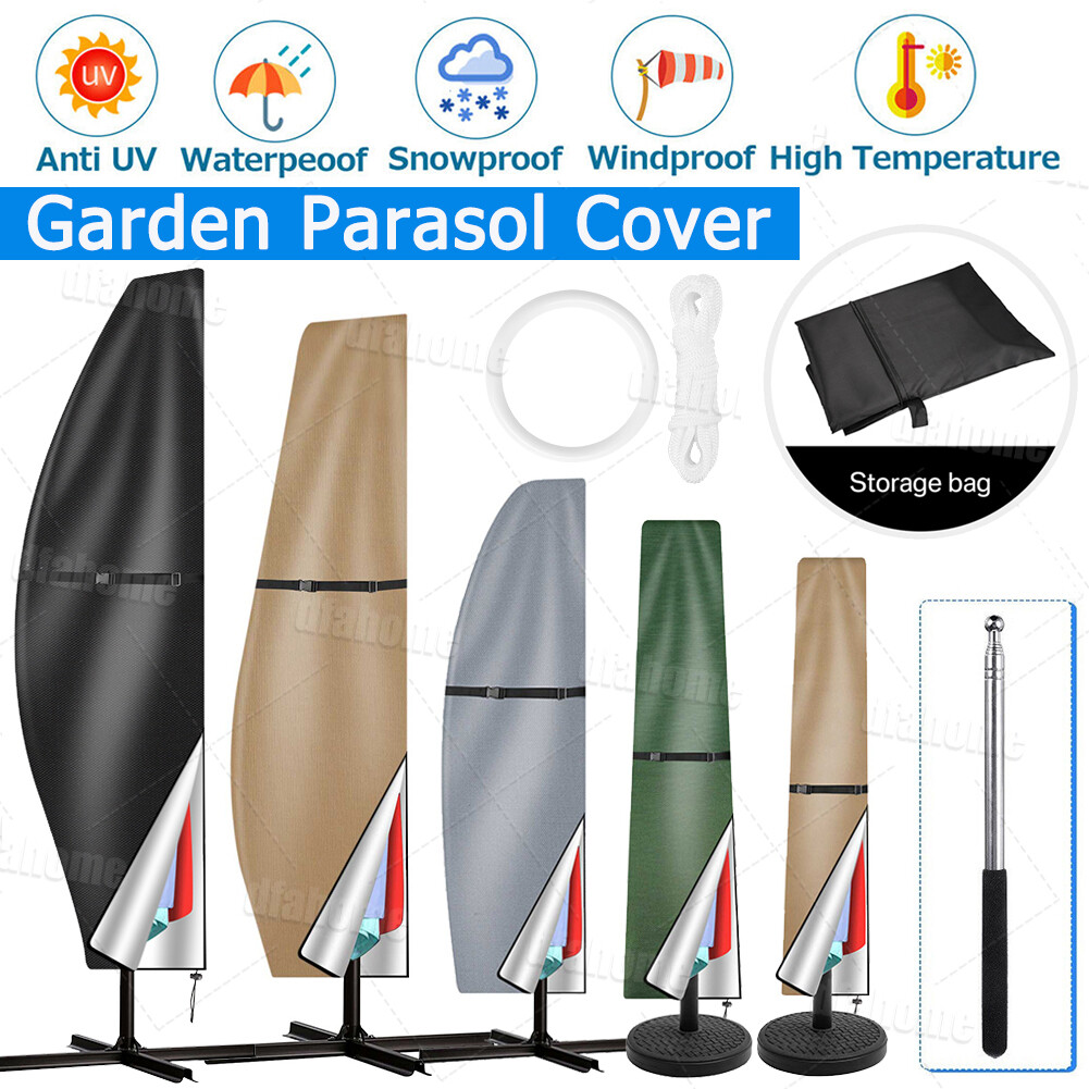 Heavy Duty Outdoor Patio Umbrella Protective Cover Waterproof