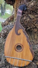 Antique Bandura USSR Soviet Ukranian Folk Ins...