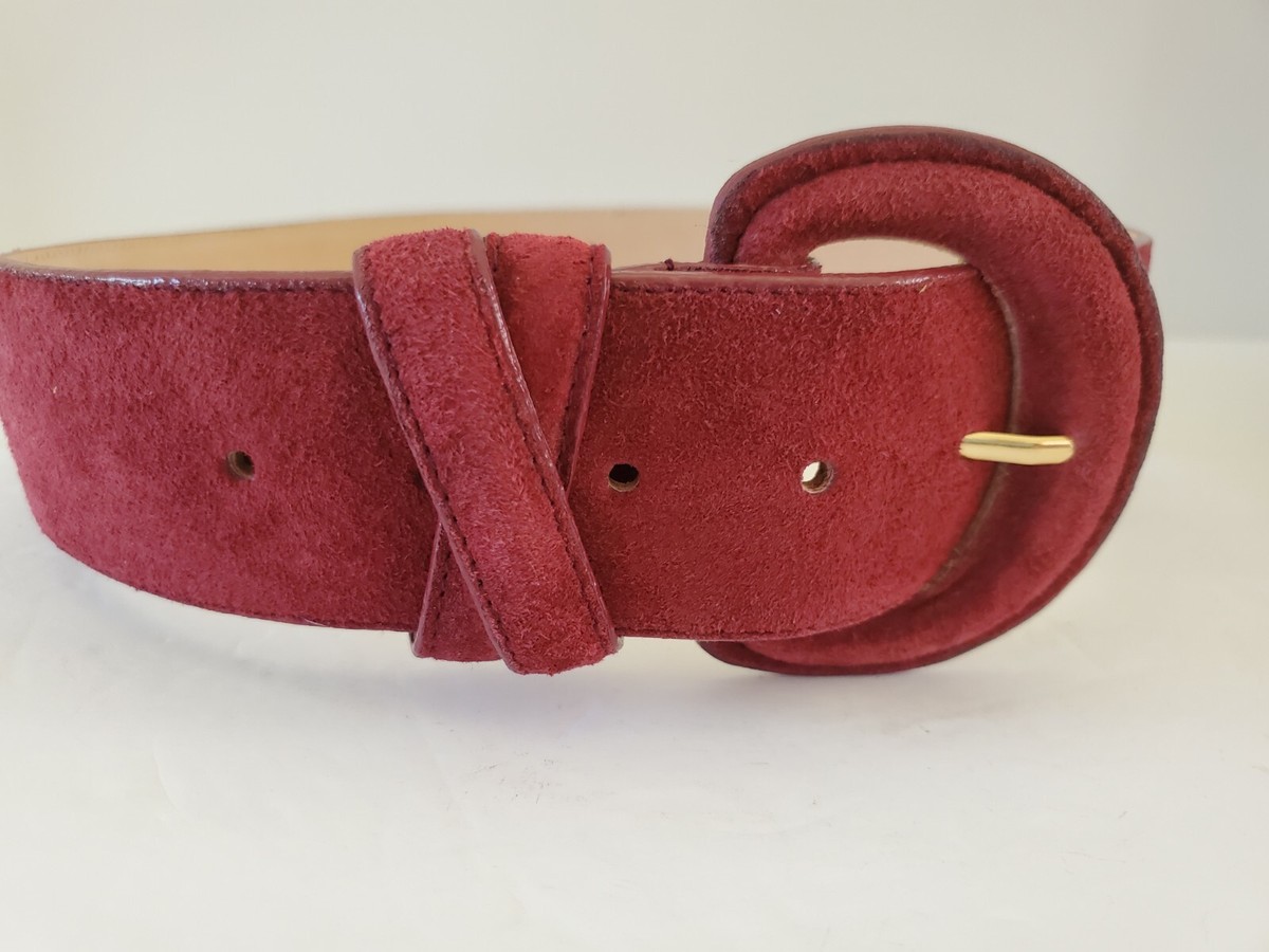 Vintage Lord & Taylor Leather Suede Belt Sz Small 32 