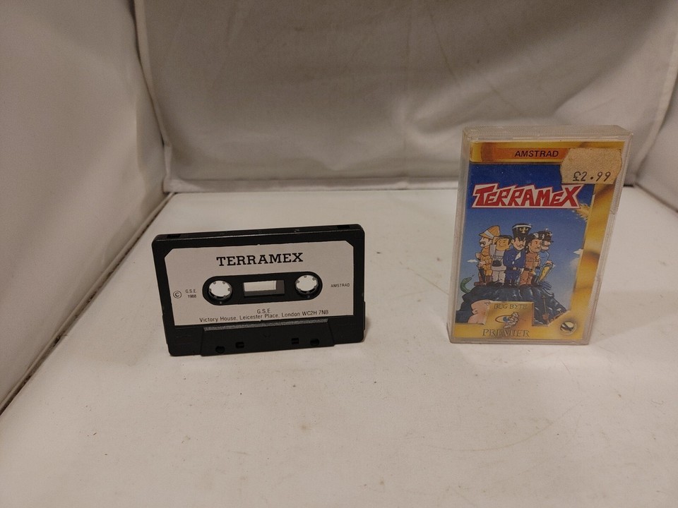 Jeu Time Scanner Amstrad CPC Cassette - Version Complète, Bon état, Non Testé, 1989