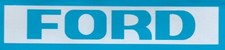FORD DECAL for Pedal Tractor-Size Wagon, White, Adhesive, 6" x 1-1/16" FP111
