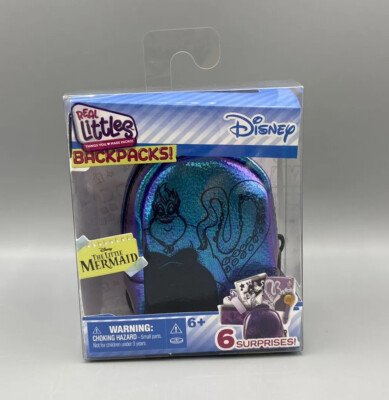 Disney Real Littles Ursula Mini Backpack Purple Iridescent  display picture 1