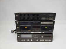 Vintage Technics RS-D600W Tape Deck, SU-Z800 Amp, ST-Z400 Tuner, SH-Z200 Tested 