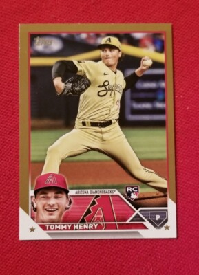2023 Topps GOLD Tommy Henry ROOKIE RC #336 Arizona Diamondbacks