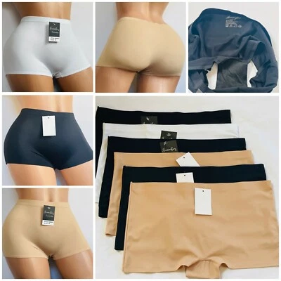 6-12 Women's Boyshort No Show Short Seamless knicker Panties Underwear 6860 S-XL - Image 1 of 4
