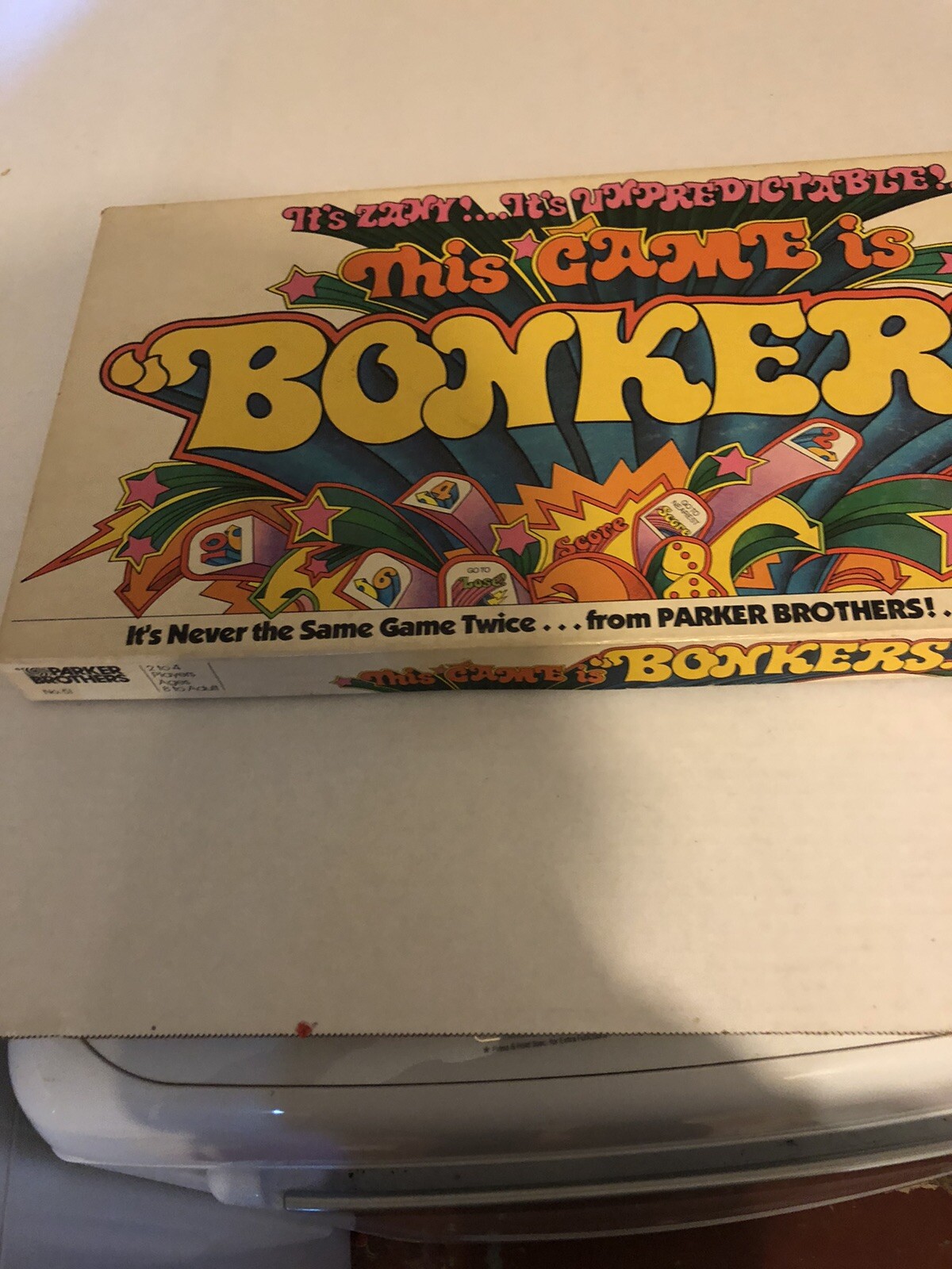 Vintage This Game is Bonkers! Rules booklet pieces only Hard To Find