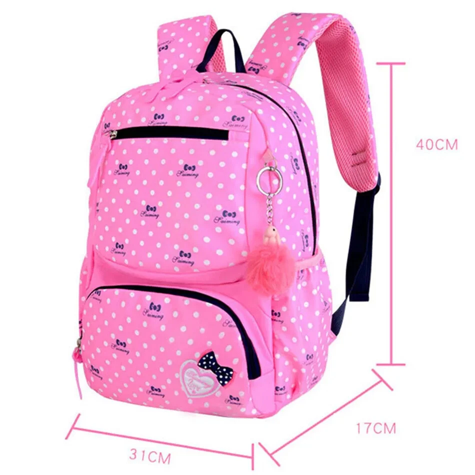  3pcs/set School Bag Backpacks Schoolbag Kids Children Girls Bag Student  - Image 4 of 4