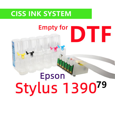 Refillable Empty Cis ciss ink system for Stylus 1390 DTF printing *
