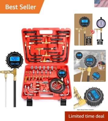 #ad #ad Precision Digital Fuel Pressure Tester 0 300 PSI Backlit Display amp; Adapters $98.99