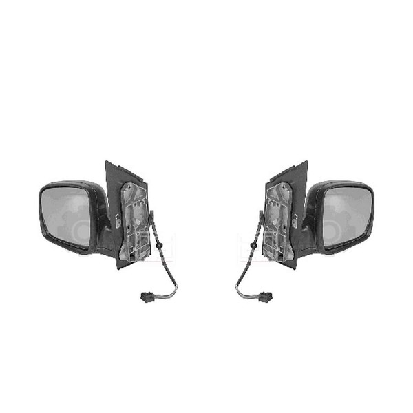 AußEnspiegel Set Links Rechts FüR VW Caddy III Kombi 2KB 2KJ 2CB 2CJ 2KA-image