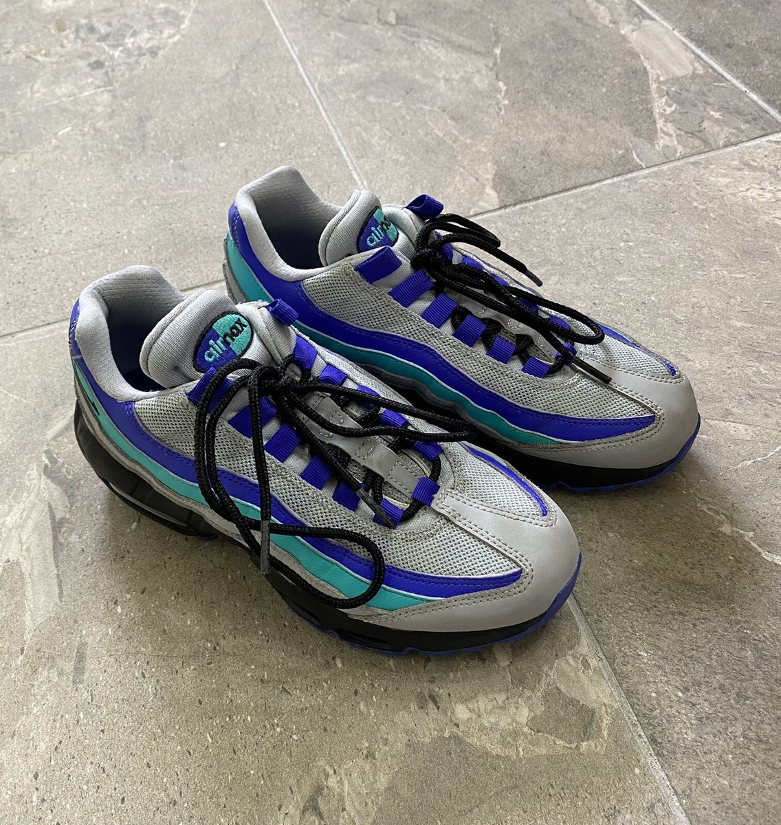 Nike Air Max 95 Wolf Grey Grape AT2865-001 Men display picture 2