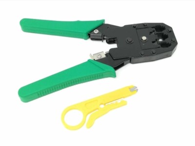 PROFESSIONELLE CRIMPZANGE FÜR F-STECKER BNC TNC N GLASFASER
