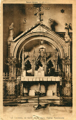 Karte Grab des Heiligen Meen in der Pfarrkirche