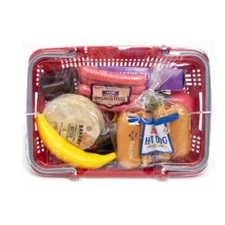 HEB Beyond Imagination Kids Grocery Food Shopping Basket Playset NIP H-E-B