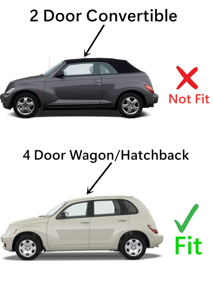 Fits 01-10 Chrysler PT Cruiser 4 Dr Driver Left Side Front Door Window Glass OE Foto 3 de 4