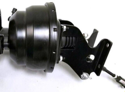 1967-72 Chevy GMC Truck 8  Dual Black Brake Booster + Oval Master Disc Drum Kit