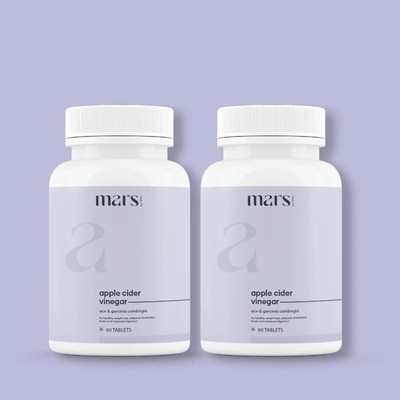 2 x Weight Loss - Apple Cider Vinegar with Garcinia Cambogia, L carnitine