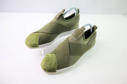 Adidas ORIGINALS SUPERSTAR Slip On Cargo Suede BZ0647 OLIVE, US - 7 | eBay