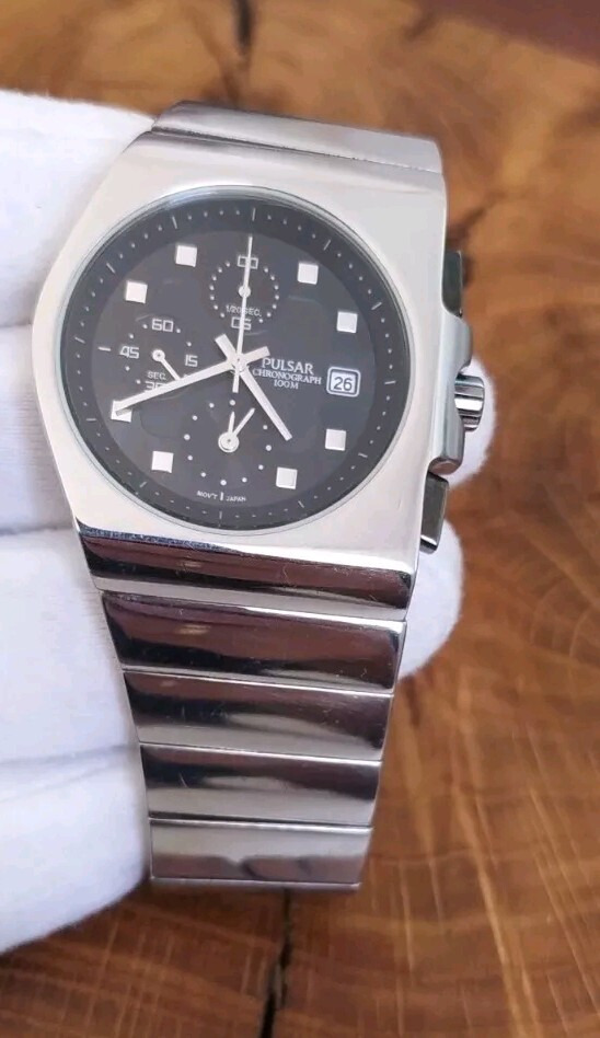 Vintage Royal British Military Pulsar YN92-X089 Chronograph Watch