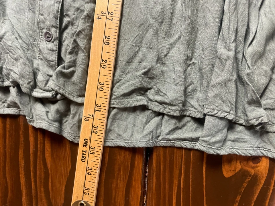 Vestido Mudd, para mujer talla mediana, verde, por encima de la rodilla, sin mangas Foto 3 de 4