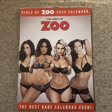 THE GIRLS OF ZOO CALENDAR 2025 Rosie Jones Rhian Sugden Alice Goodwin S Braddy 