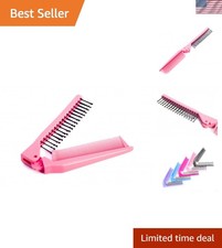Portable Anti-Static Hair Brush: Double-Headed Comb for Curly  Straight Hair