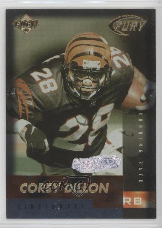 1999 Collector's Edge Fury Preview Galvanized Corey Dillon #37 b5y