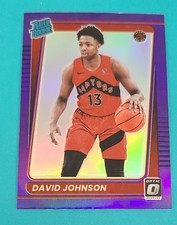 2021-22 Donruss Optic RC #193 David Johnson Basketball Card Buy 10+ 50% Off Z1