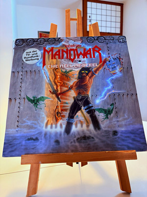 Manowar The Hell Of Steel Best Of LP Vinyl Atlantic 1994 12'' 33rpm 7567-80580-1
